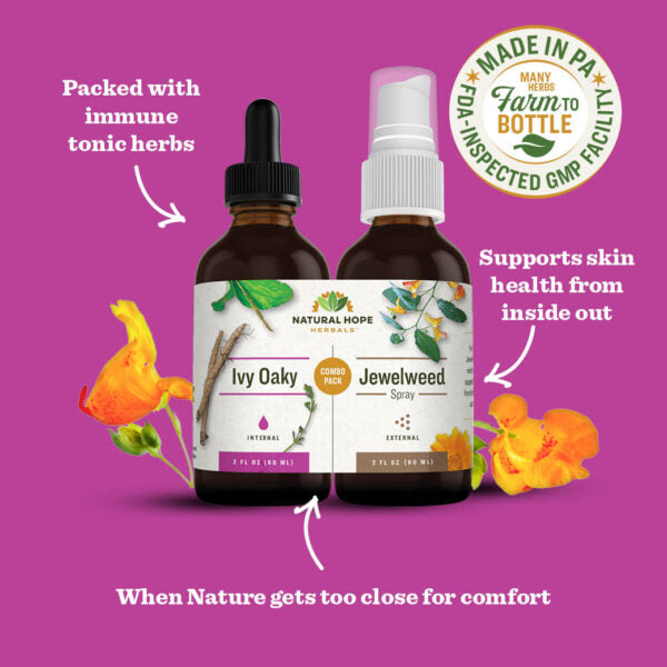 Ivy Oaky / Jewelweed Spray Combo Pack